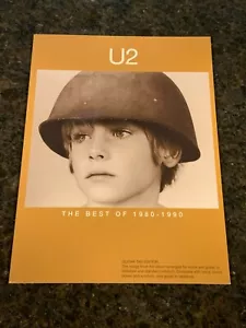 U2 - THE BEST OF U2 1980-1990 Guitar Tablature Songbook - Picture 1 of 10
