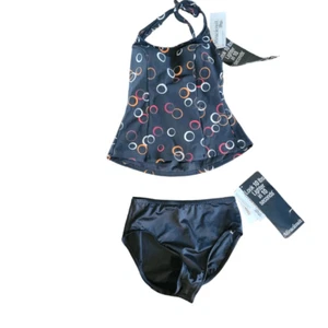 Miraclesuit 2 Peice Tankini Womens SZ 8 High Rise NWT Slimming - Picture 1 of 10