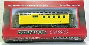 MANTUA 720008 HO Escala 1890 MADERA COCHE DE PASAJEROS D&RG COMBINAR Nuevo - Imagen 1 de 7