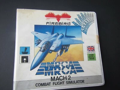 Atari 8 bit (400/800) XE XL complete MRCA Mach 2 Flight Simulator w/poster - Image 1 of 4