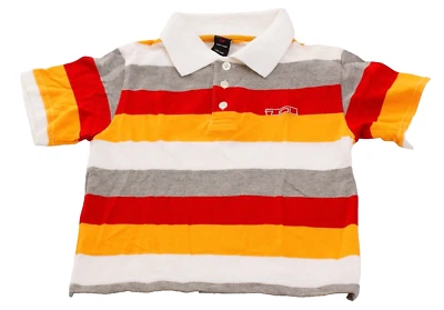 Camisa Polo Manga Corta Colección Fubu Niño Pequeño Talla 4 Multicolor Rayas Foto 1 de 2