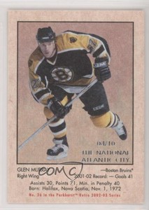 2002-03 ITG Parkhurst Retro The National Atlantic City /10 Glen Murray #36