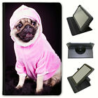 Pug Pugs Love Little Dogs Universal Folio Leather Case For Amazon KindleTablets