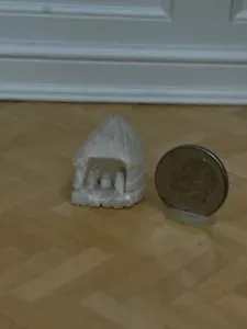 Dollhouse Miniature Carved Stone Onyx? Nativity--Tiny--Un Signed Vintage--ESTATE - Picture 1 of 11