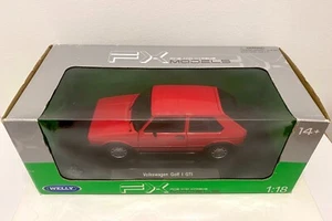 1/18 Welly Nex Volkswagen Golf Mk1 GTi in Red Mint in Original Box VW - Picture 1 of 2