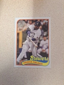 2024 Series 2 1989 Topps Anniversary #89B2-23 Prince Fielder Brewers - Picture 1 of 2