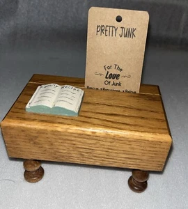 Wooden Table Recipe Holder - Picture 1 of 5