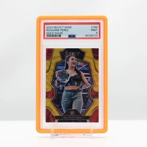 Wrestling 2023 WWE Panini Select Roxanne Perez Gold Wave #166 PSA 9 - Picture 1 of 4