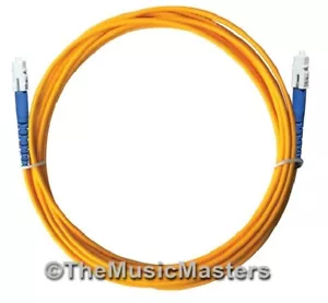12ft Fiber Optic Optical Digital Audio Cable Wire SPDIF Sound Bar Cord Yellow - Picture 1 of 2