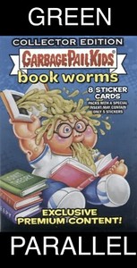 GREEN PARALLEL 2022 Garbage Pail Kids BOOK WORMS U pick Complete Your Set GPK