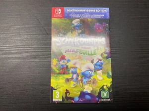 Les Schtroumpfs Mission Malfeuille Nintendo Switch Neuf PAL Lite - Picture 1 of 2