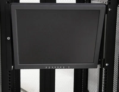 HP ProDisplay P17A 17-inch Monitor w/ StarTech RKLCDBKT Server Mounting Bracket - Image 1 of 4