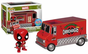 FUNKO POP RIDES MARVEL #10 DEADPOOL'S CHIMICHANGA TRUCK NYCC 2015 VINYL 💛 - Picture 1 of 8