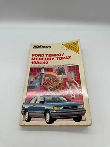Chilton's Repair Manual Ford Tempo/Mercury Topaz 1984-92 - Picture 1 of 3