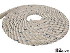 16mm White Polyester Rope - 3 Strand - Mooring & Anchoring - Available Per Metre