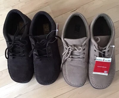 2 Brand new pairs Faded Glory Suede Leather Shoe Boots Size 7 W - Image 1 of 3