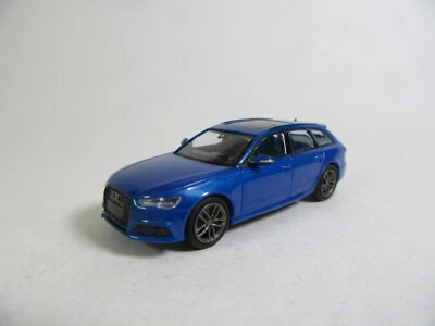 Minichamps 1:87 2018 Audi A6 Avant Blu Metallizzato Modello Finitto - Immagine 1 di 4