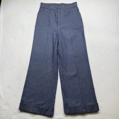 Vintage Deadstock 70’s Levis For Me Big Bell Bottom Jeans Tab 28W 27L RARE - Image 1 of 4
