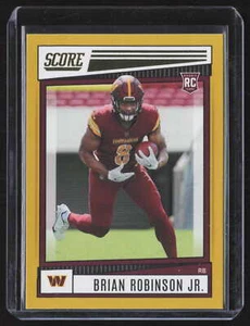 Puntuación 2022 #338 Brian Robinson Jr. Gold Washington Commanders - Imagen 1 de 2