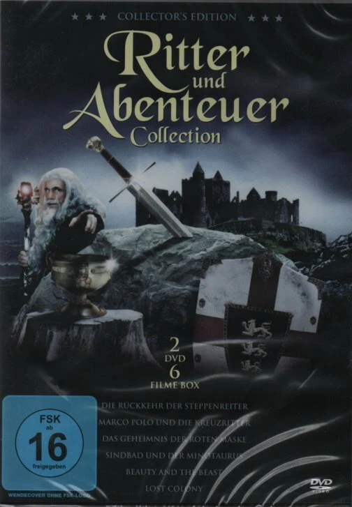 Ritter und Abenteuer Collection (6 Filme auf 2 DVD´s) - neu & ovp - Bild 1 von 2