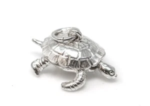 ENCANTO DE TORTUGA MÓVIL PLATA ESTERLINA - Imagen 1 de 5
