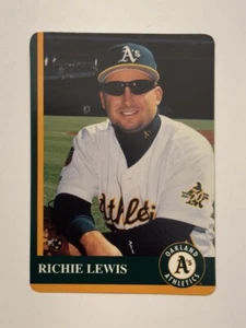 Tarjeta de béisbol Richie Lewis Oakland A’s Athletics 1997 Mother’s Cookies #20 de 28 - Imagen 1 de 2