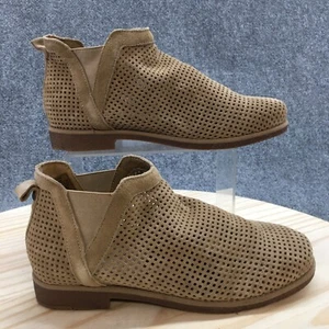 Bearpaw Boots Womens 7.5 Holland Ankle Booties Casual Brown Cow Suede Pull On - Picture 1 of 15