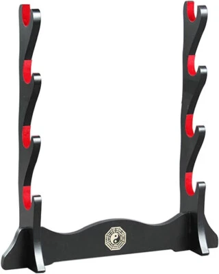 Soporte de exhibición de espada soporte de exhibición de madera para todos los niveles de espada-4 Foto 1 de 4