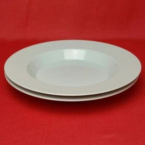 2x Rosenthal Culture Weiss Suppenteller Teller Tief 25 cm Porzellan - Bild 1 von 3