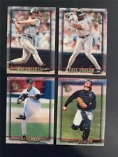 1995 Topps Embossed Milwaukee Brewers Team Set 4 Cards