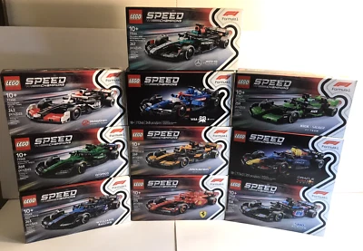 LEGO Speed Champions F1 Fórmula 1 Onda Completa 10 Juegos 77242 - 77251 TOTALMENTE NUEVO Foto 1 de 4
