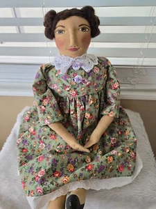 Art doll,  21-in., Handmade, one of a kind, home decor,  by  Dumplinragamuffin - Picture 1 of 8