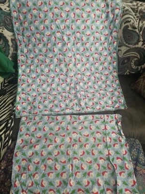 自制男宝宝圣诞毯子和枕套圣诞老人假期 — 第 1/4 张图片