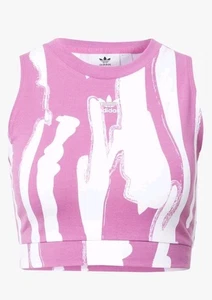 Adidas Originals X Thebe Magugu teens Casual Tank crop Vest Top Size UK 6 XS - Picture 1 of 5