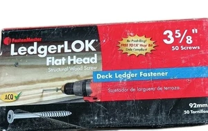 (48) FastenMaster LedgerLok 3-5/8 Flachkopf Holzschraube(n)  - Bild 1 von 3