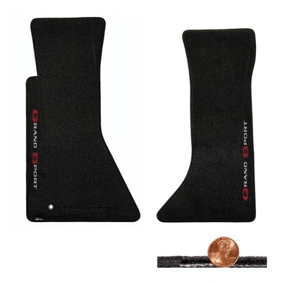 Juego de alfombrillas C4 Corvette 1995 1996 negras clásicas - logotipos Grand Sport Foto 1 de 4