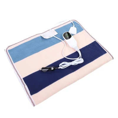 24V Car Heated Blanket Flannel Soft 3 Timer & 9 Heat Settings 59x20 In - Image 1 of 4