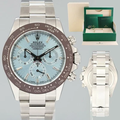 MINT 2013 Rolex Daytona 116520 Glacier Blue Diamond Steel Platona Ceramic 40mm - Image 1 of 4