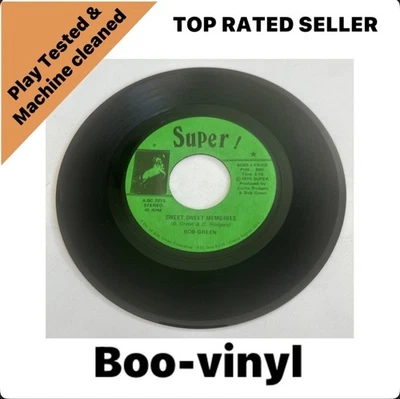 Bob Green ~ Sweet Sweet Memories / Running And Hiding, 7" Funk Soul Vinyl EX Foto 1 de 4