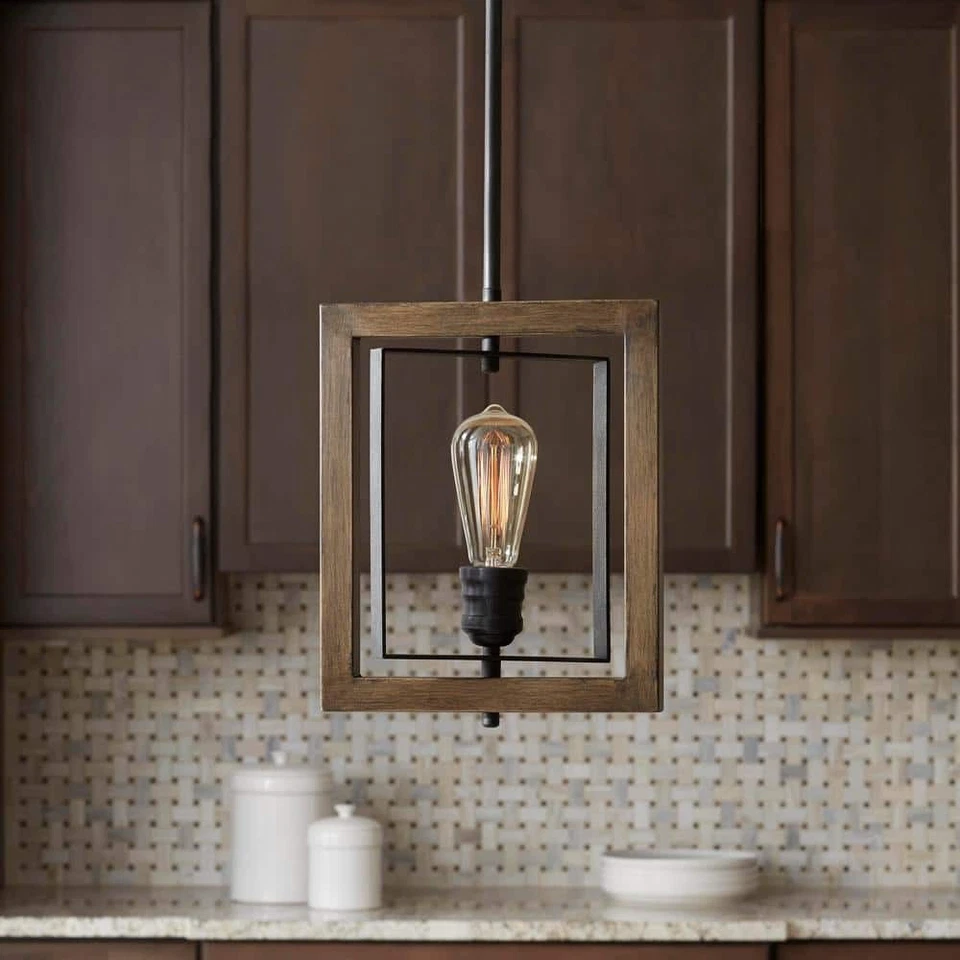 Home Decorators Collection Palermo Grove 10 In. 1-light Gilded Iron Mini-pendant