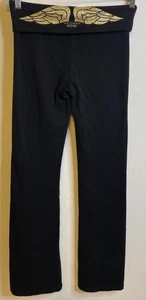 Vintage Victoria's Secret Fold Over Leggings Flare Glitzer Flügel Y2K Engel SMALL - Bild 1 von 4