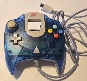 SEGA Dreamcast Controller HKT-7701  Transparent Clear Blue  