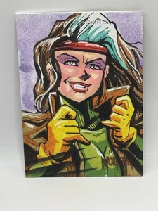 2023 Marvel Fleer Ultra Wolverine Rogue 1/1 Sketch Card - Picture 1 of 2