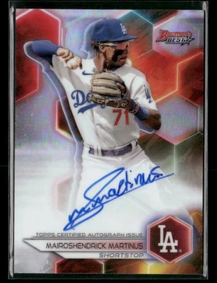 2023 Bowman's Best #B23-MM Mairoshendrick Martinus Best of 2023 Refractor Auto - Image 1 of 2