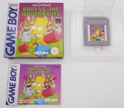 The Simpsons Bart vs. the Juggernauts | Nintendo GameBoy GB komplett OVP CIB - Bild 1 von 4