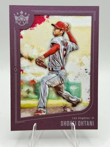 2019 Panini Diamond Kings Plum Framed Shohei Ohtani #124 – Los Angeles Angels - Picture 1 of 2