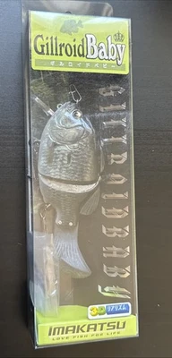 Imakatsu Gillroid Baby - 1,2 oz. JDM Swimbait - #642 Kanbuna Silver Foto 1 de 4