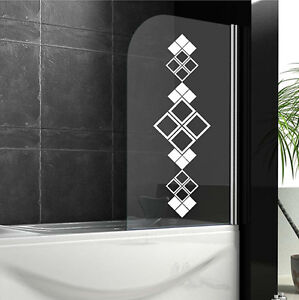 Bathroom wall stickers ORNAMENT Shower screen stickers WALL QUOTES DECALS  N23