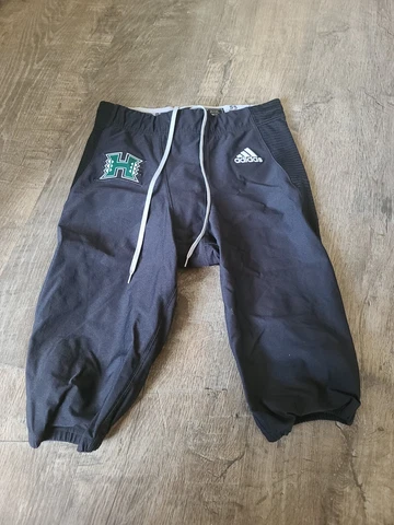 Official Adidas university Hawaii Rainbow Warriors black football pants sz xl Cover