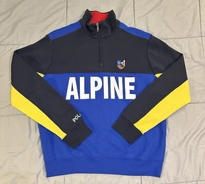 Polo Ralph Lauren 1/4 Zip Alpine Ski Sweater Men’s Size Medium RARE! Retro 90s - Picture 1 of 16